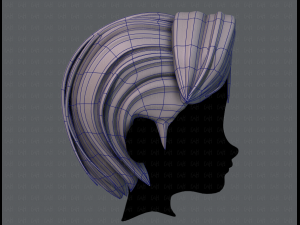 3d hair style for boy v41 3D Model