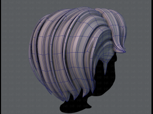 3d hair style for boy v41 3D Model