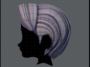 3d hair style for boy v41 3D Model