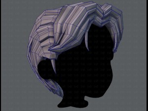 3d hair style for boy v41 3D Model