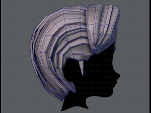 3d hair style for boy v41 3D Model