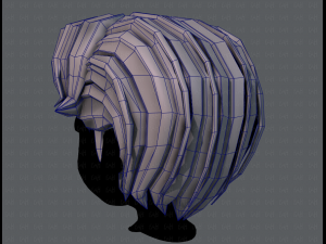 3d hair style for boy v41 3D Model