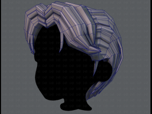 3d hair style for boy v41 3D Model