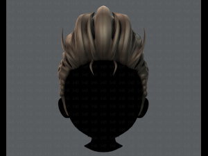 3d hair style for boy v42 3D Model