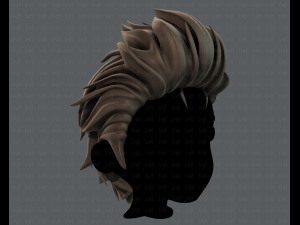 3d hair style for boy v42 3D Model