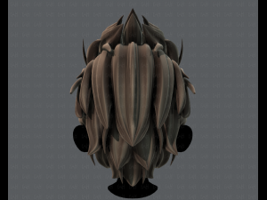 3d hair style for boy v42 3D Model