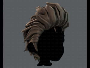 3d hair style for boy v42 3D Model