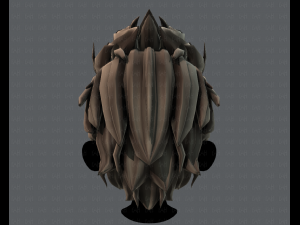 3d hair style for boy v42 3D Model