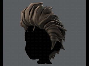 3d hair style for boy v42 3D Model