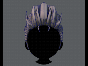3d hair style for boy v42 3D Model