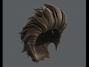 3d hair style for boy v42 3D Model
