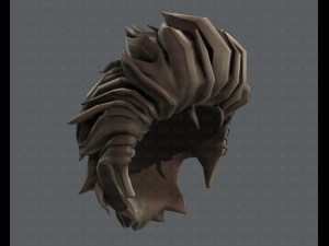 3d hair style for boy v42 3D Model