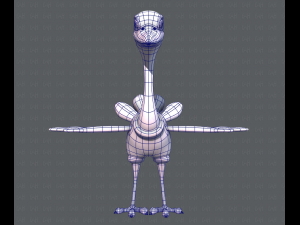 ostrich v01 3D 模型