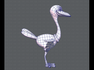 ostrich v01 3D 模型