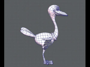 ostrich v01 3D Model