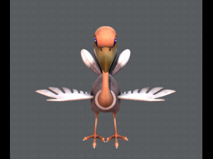 ostrich v01 3D 模型