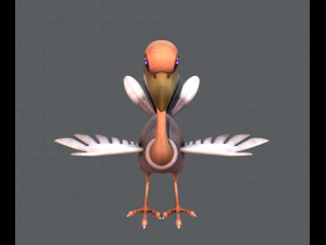 ostrich v01 3D Model