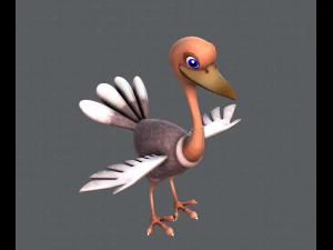 ostrich v01 3D Model