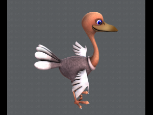 ostrich v01 3D 模型