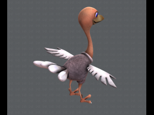 ostrich v01 3D 模型