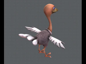 ostrich v01 3D Model