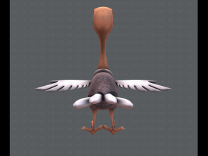 ostrich v01 3D 模型