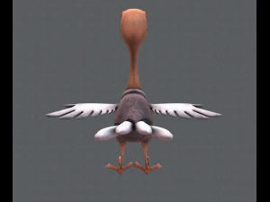 ostrich v01 3D Model