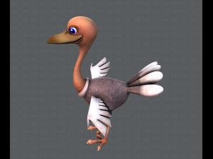 ostrich v01 3D 模型
