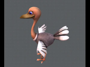 ostrich v01 3D Model