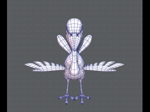 ostrich v01 3D 模型