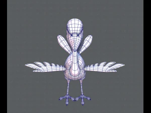 ostrich v01 3D Model