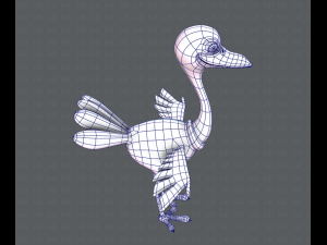 ostrich v01 3D 模型