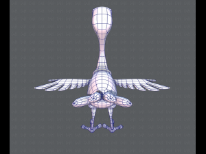 ostrich v01 3D 模型