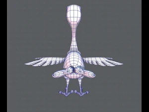 ostrich v01 3D Model