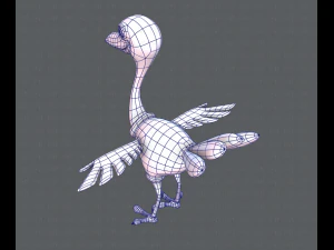 ostrich v01 3D Model