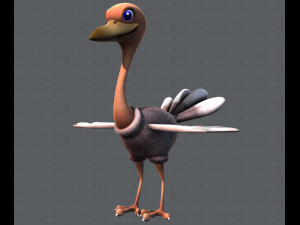 ostrich v01 3D 模型