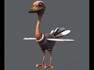 ostrich v01 3D Model