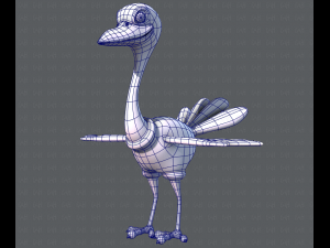 ostrich v01 3D 模型
