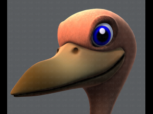 ostrich v01 3D 模型
