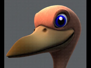 ostrich v01 3D Model