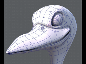 ostrich v01 3D 模型