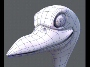 ostrich v01 3D Model