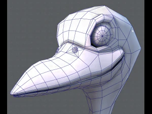 ostrich v01 3D Model