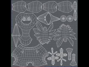ostrich v01 3D 模型