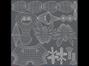 ostrich v01 3D Model