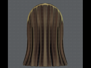 3d hair style for girl v50 3D Model