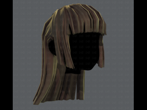 3d hair style for girl v50 3D Model