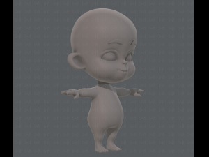 baby v01 Modèle 3D