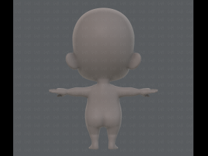 baby v01 Modèle 3D