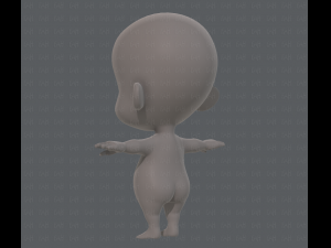 baby v01 Modèle 3D